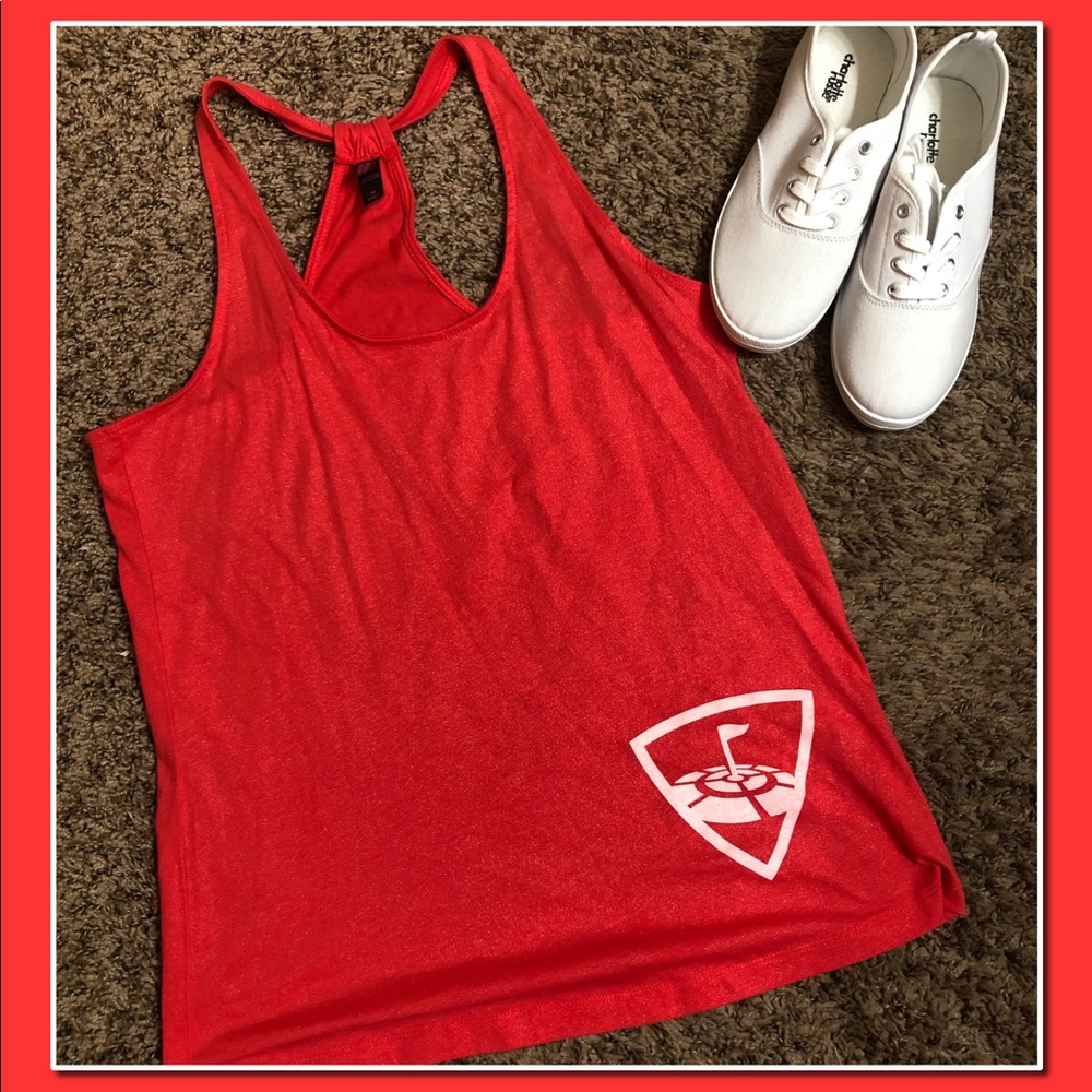 3/15 🌼Excellent Condition Orange Top Golf Tank